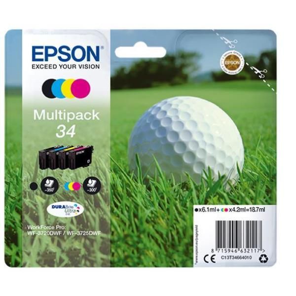Multipack 4 colori pallina da golf Epson